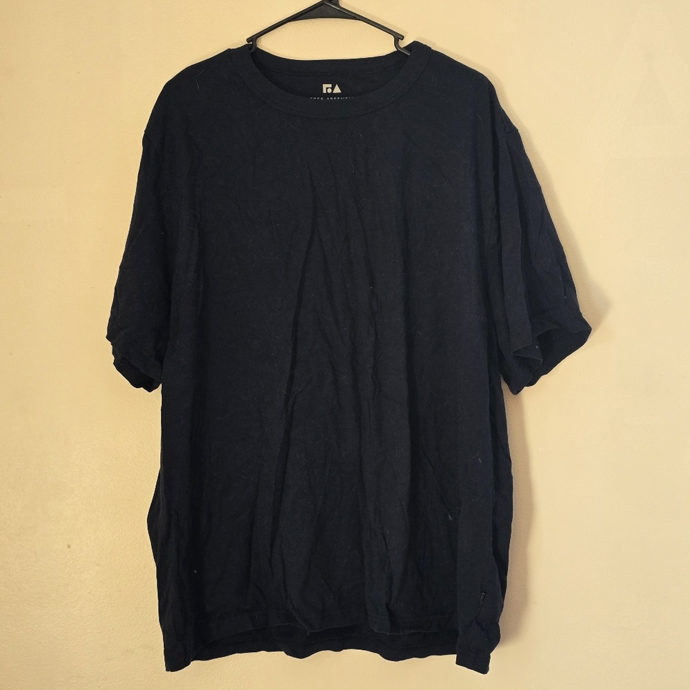 Free Assembly Men's 3XL Navy Blue Short Sleeve Tee